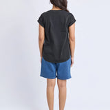 Foxwood | Provence Tee - Washed Black