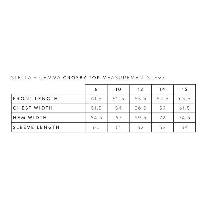 Stella + Gemma | Crosby Top - Blueberry