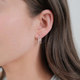 Zafino | Celeste Hoop - Silver