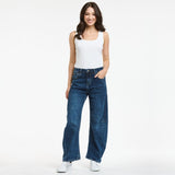 Italian Star | Idaho Barrel Jean - Mid Denim