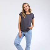Foxwood | Manly Tee - Coal
