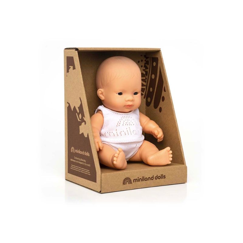 Miniland | Baby Doll 21cm - Asian Girl