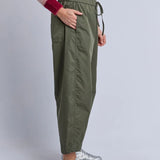 Elm | Lund Barrel Pant - Basil
