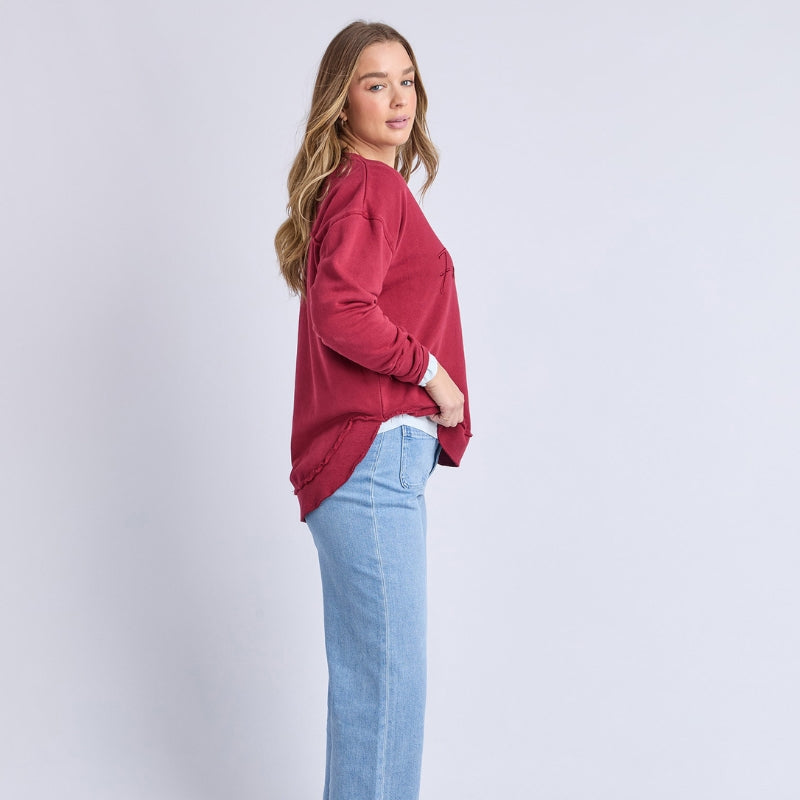 Foxwood | Signature Crew - Rhubarb Red