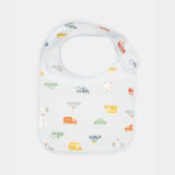 Toshi | Baby Bib Classic - Working Wheels