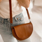 OVAE | Whipstitch Saddle Bag - Walnut