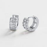 Zafino | Kira Huggie - Clear/Silver