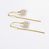 Zafino | Talia Thread Earring - Gold