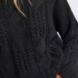 Foxwood | Josie Crew Knit - Black