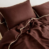 Hommey | Linen Quilt Cover - Brown Sugar