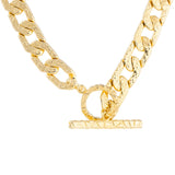 Fairley | Antique T-Bar Crystal Necklace