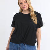 Elm | Knot S/S Tee - Black