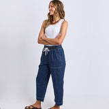 Elm | Greta Slim Leg Denim Pant - Extra Dark Wash
