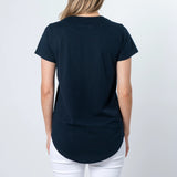 Stella + Gemma | Geo T-Shirt - Navy