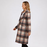 Foxwood | Westward Coat - Rust/Tan Check