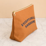Exceptionally Handsome Wash Bag - Tan