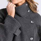 Elm | Caroline Coat - Grey Marle