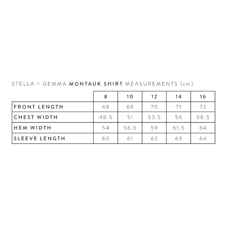Stella + Gemma | Montauk Shirt - Black