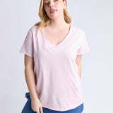 Elm | Pima Vee Tee - Pink Lady