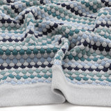 Nana Huchy | Confetti Stripe Baby Blanket - Blue
