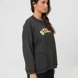 Stella + Gemma | Newport Pocket Sweatshirt - Aged Black