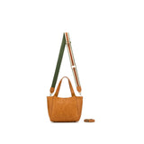 Black Caviar Designs | Mini Evelyn Hobo Tote 3pc - Tan