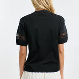 365 Days | Alex Cotton Sleeve Tee - Black