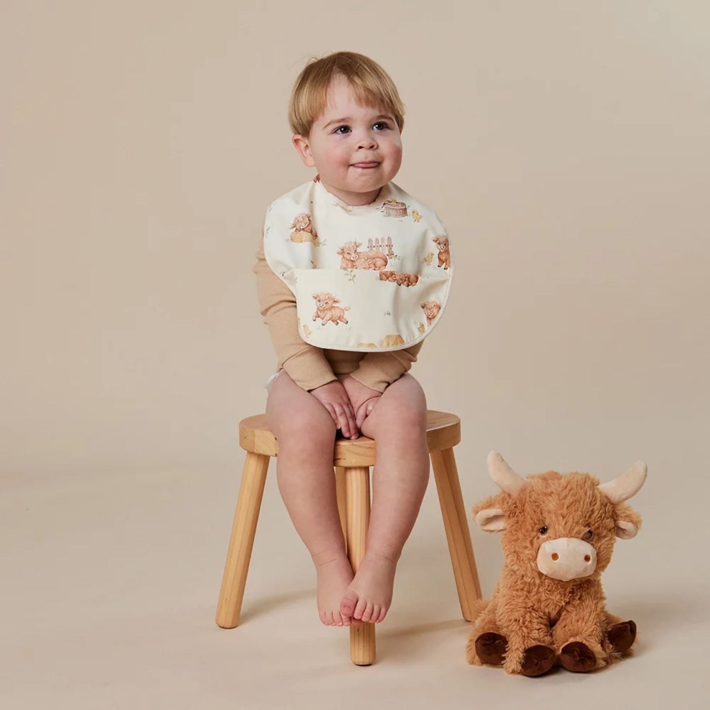 Snuggle Bib - Highland Cows