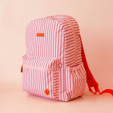 Fox & Fallow | Strawberry Stripe Backpack