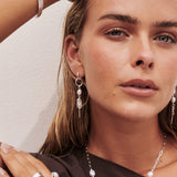 Zafino | Amara Drop Earring - Silver