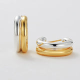 Zafino | Luna Hoop - Gold/Silver