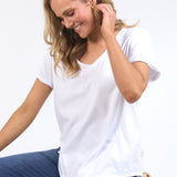 Elm | Pima Vee Tee - White