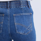 Elm | Alyssa Front Pocket Jean - Mid Blue Wash