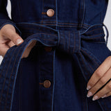 Foxwood | Genevieve Denim Dress - Dark Blue