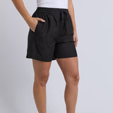 Elm | Margi Long Line Short - Black