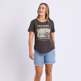 Foxwood | Voyage Tee - Washed Black