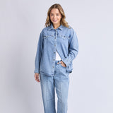 Foxwood | Flynn Western Shirt - Light Blue