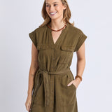 Foxwood | Dakota Dress - Dark Olive