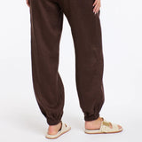 365 Days | Leni Cuffed Linen Pants - Chocolate