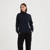 Tirelli | Asymmetric Hem Knit - Navy