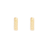 Fairley | Gold Reversible Hoops