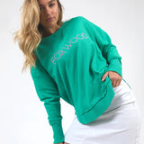 Foxwood | Simplified Metallic Crew - Green