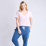 Elm | Pima Vee Tee - Pink Lady