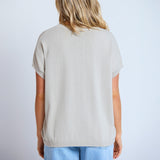 Stella + Gemma | Gwen Tee - Cement