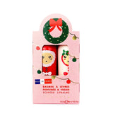 Inuwet | Christmas Wreath Lip Balm Duo - Mango/Candy Cane