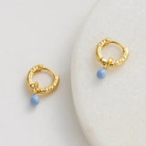 Zafino | Emery Earring - Blue/Gold