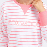 Foxwood | Simplified Stripe Crew - Neon Pink