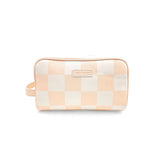 Fox & Fallow | Wash Bag - Salmon Check