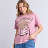 Foxwood | Bandit Tee - Rosewood Pink