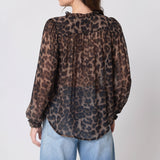 Stella + Gemma | Dixie Blouse - Leopard Lurex